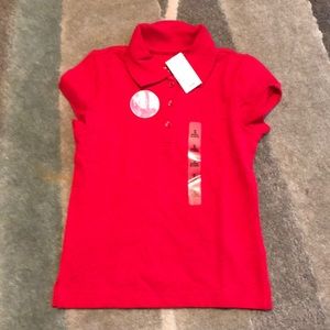 NWT Children’s Place Girls Red Polo